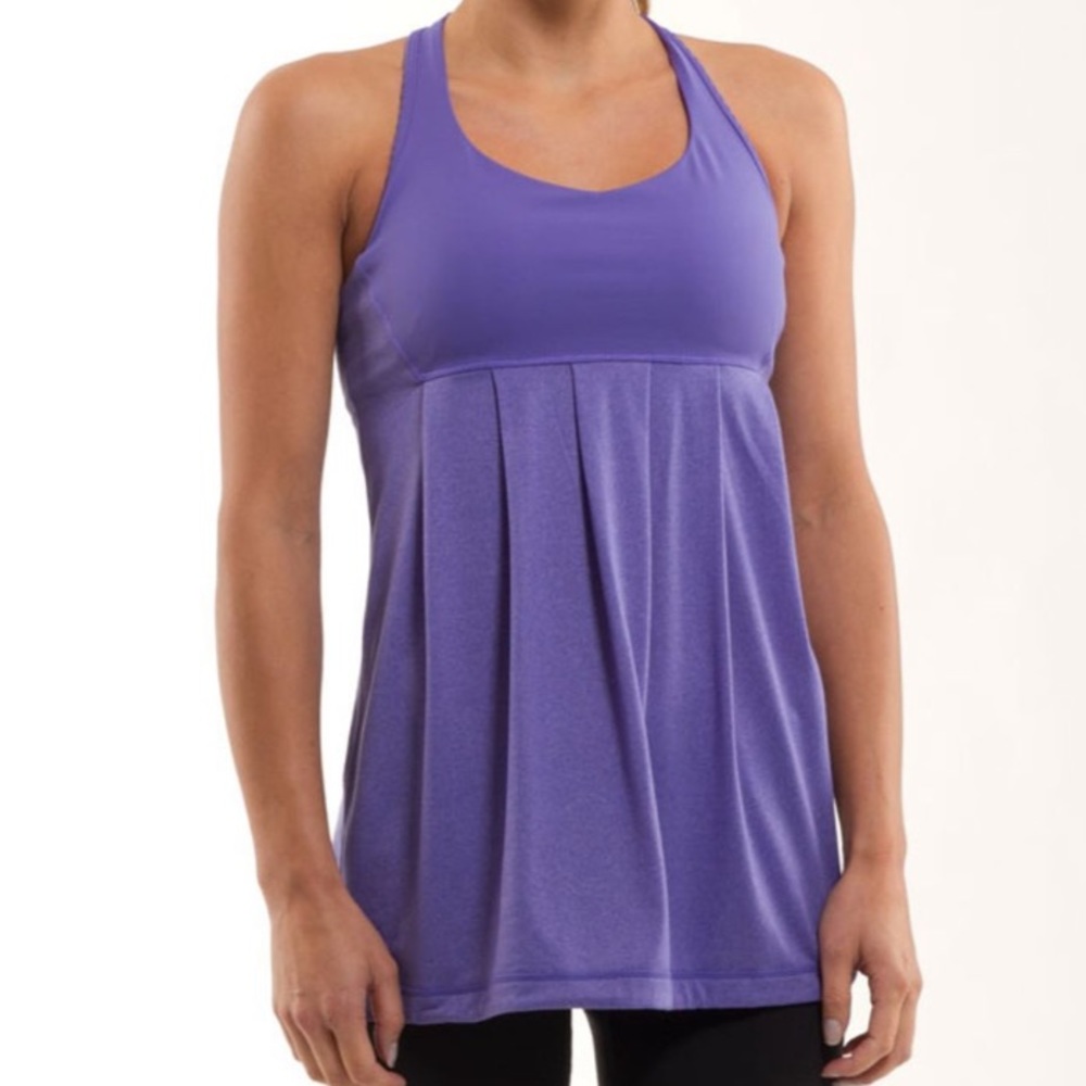 Lululemon Power Technique Athletic Yoga Workout Tank Top Persian Purple Size 6